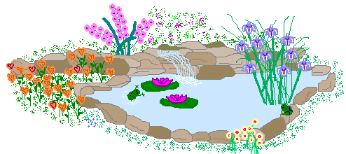 fishpond clipart